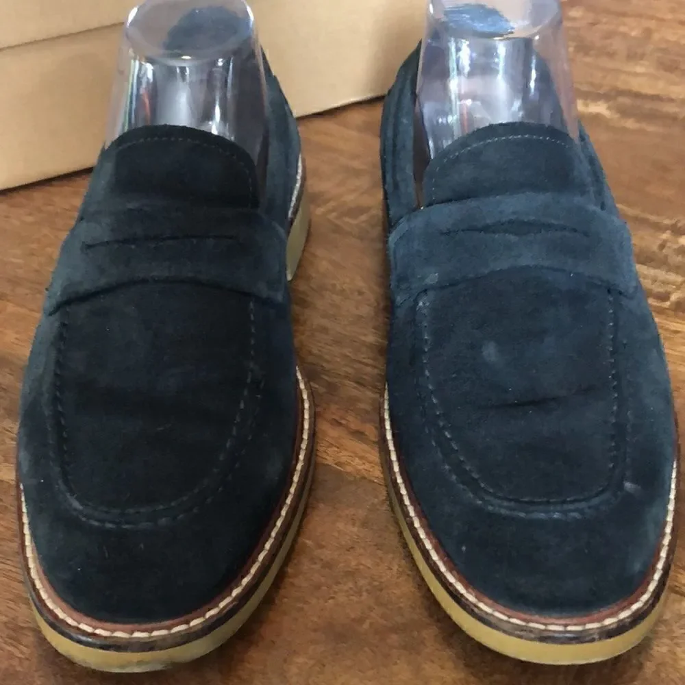 Men’s Banana Republic Black Suede Loafers size 7
